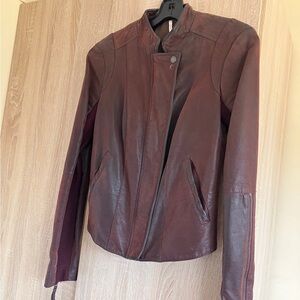 Free People Faux Suede Moto Jacket